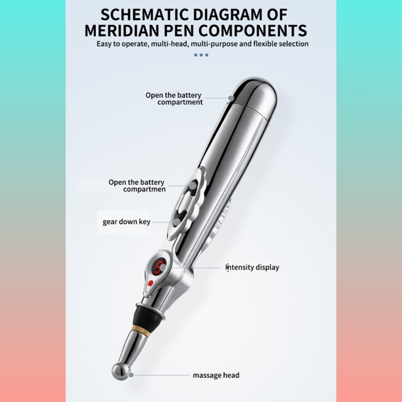 Acupuncture Pen 3-in-1 Electronic Acupuncture Pen Energy Pulse Massage Pen - Picture 9 of 16
